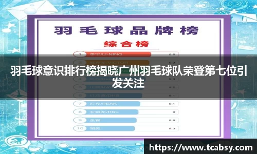羽毛球意识排行榜揭晓广州羽毛球队荣登第七位引发关注